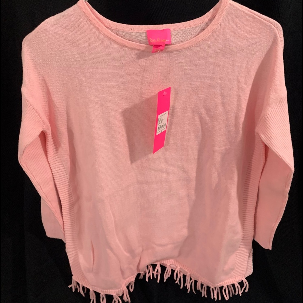 Lilly Pulitzer girls large sweater New